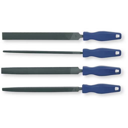 Werkstattfeilen-Set mit PVC-Griff 7840/00 4tlg.